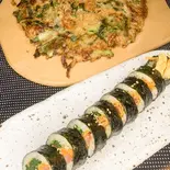 チヂミ+キンパ(韓国料理 情)