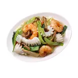 野菜とエビとイカの炒め（珉珉 錦糸町店）