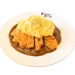 オムカツカリー（【menu限定価格商品あり】カリーWEST百名店2020 いずみバーグ 御幣島店）