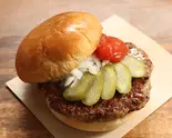 F-1161】ハンバーガーRegular burger（ハンバーグ＆バーガー TERU 博多駅前通り店）
