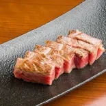 A5黒毛和牛サーロインの鉄板焼・200g（やさいや 鉄板焼野菜 赤坂店）