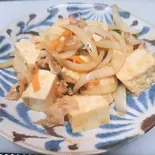 豚肉豆腐ニンニク炒め（よしみね商店 Yoshimine shoten）