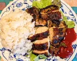 Jerk Chicken with Rice ジャークチキンウィズライスM（【ジャークチキンとタコライス】天下泰平酒場 東立石本店）