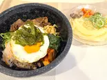 牛カルビ＆ミニ冷麵セット（韓国食堂たられば）
