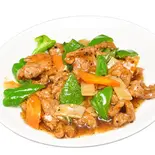 牛肉の黒胡椒炒め(浄心亭)