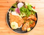 アジフライが主役のシーフードトルコライス（長崎トルコライス食堂）