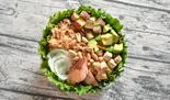 【美肌効果】サーモン・リッチサラダボウル 【Beautiful Skin Effect】Salmon Rich Salad Bowl（チョップドサラダ専門店 フィットグリーン 恵比寿 Chopped Salad FitGreen Ebisu）