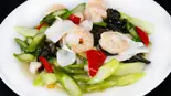 海鲜とアスパラ炒め(中華料理Bear割引セール50%)