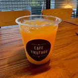 100%オレンジジュース（カフェチクタク）