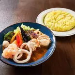 【百名店2024受賞】シーフードベジココナッツカレー Seafood and Vegetable Coconut Curry（札幌スープカレーJACK 西田辺店）