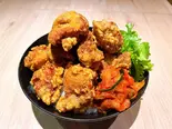 からあげ丼(からあげ10個)Fried chicken rice bowl (10 fried chicken)（豚丼専門店 会心の肉撃 総本店）