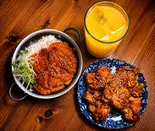 6 中華風テリヤキチキン+海老チリごはん+選べるドリンクセット(はらぺこ飯店)