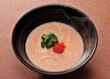 明太子クリームのおうどん（麺匠の心つくし つるとんたん 宗右衛門町店）