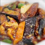 茄子の中華味噌炒め（中華食府金悦）