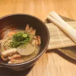肉増量中!ゴロゴロお野菜のごちそう豚汁 にゅうめん(Bar Jam)