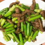 ニンニクの芽牛肉炒め（瑞京）
