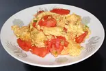 トマトと玉子炒め（蓬莱春飯店 本店）