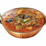 じゃが芋＆ナスカレーEggplant Potato（INDIAN NEPALI RESTAURANT "JUNTARA"）