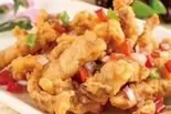 揚げ豚肉の山椒かけ（黄鶴楼 餃子酒場）