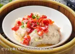 剁椒鱼块(白身魚のピリ辛蒸し 一人前)（北京ダック専門店 北京烤鴨店 上野店）