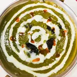 ほうれん草ナスカレー（INDIAN＆NEPALI RESTAURANT ASHIM）