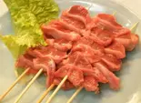 砂肝生串（鳥喜チェーン松江店）