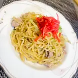 やみつきになる！塩焼きそば太麺（野球食堂グランドスラム）