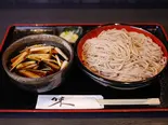 肉茄子汁そば（味花）