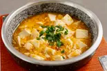 金蟹流芳豆腐,蟹味噌豆腐炒め,Stir-Fried Tofu with Crab Roe（麻布十川）