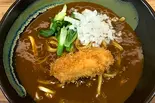 カニクリームコロッケカレーうどん(醤屋万吉のうどん)