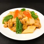 鶏肉と長芋炒め（中華料理上海亭蕨店）