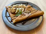 チョコバナナクレープ リラックス効果 幸せアップ効果（人と地球に優しいカフェ はぐくみ）
