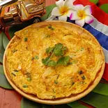 【炒め物2番人気】タイ式 玉子焼き カイジャオムーサップ Thai Style Omelet (Tamago Yaki)（タイ政府公認 タイ料理 アロイチンチン Thai Style Restaurant Bar Aroi Chin Chin）