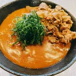 肉カレーうどん(小ライス付き)(万空うどん田舎っ子)