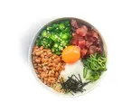 まぐろ山かけねばとろ丼 ( 卵 ＆ とろろ昆布汁 付き)（東京ねばとろ.都立大学駅前店 とろろ昆布汁とねばとろ丼 tokyo neba-toro bowl）