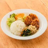 【白米】おこさまごはん(ベジミートからあげ)（まんまる食堂）