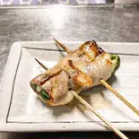 肉巻きピーマン串(1本)（ちょい呑み処 半兵衛）