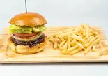 てりやきバーガーポテトセット（淡路島バーガー高円寺店）