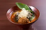 【生麺・細麺】黒ごま担々麵（カレーつけ麺専門店 しゅういち 恵比寿店）