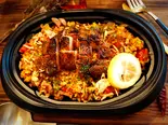 ケイジャンチキンジャンバラヤ cajun chicken jambalaya（Vendor of NewYork ベンダーオブニューヨーク）