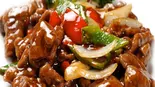 牛肉のオイスターンース炒め(中華料理Bear割引セール50%)