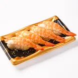 ボイルエビにぎり 4-piece set of boiled prawn(梅丘寿司の美登利総本店 高田馬場店)