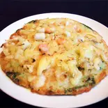 海鮮チーズチヂミ（韓国食堂＆韓甘味ハヌリ下北沢店）