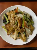 五目あんかけ硬そば（中華料理 福興飯店）