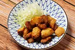 ”まるっと”揚げニンニク（まめたい商店 野方店）