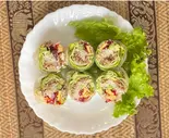 ポッピアソッ (タイ風生春巻き) เปาะเปี๊ยะสด Fresh Spring roll（シャムチャントラー）
