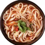 牛筋麺麻辣湯(牛筋面麻辣烫)麺とスープのみ（屯舍 麻辣湯 大阪第1ビル店）
