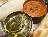 カレー二つナンセット Two Curry Nan set（CHULO CHILL RESTAURANT ＆ BAR）