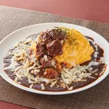 ベストマッチNO.3 ごろっと牛カルビとたっぷりチーズデミグラスオムライス（ふわとろオムライス フレッシュエッグス 京急鶴見店）