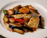 麻辣茄子（中華料理 嘉園 お台場店）
